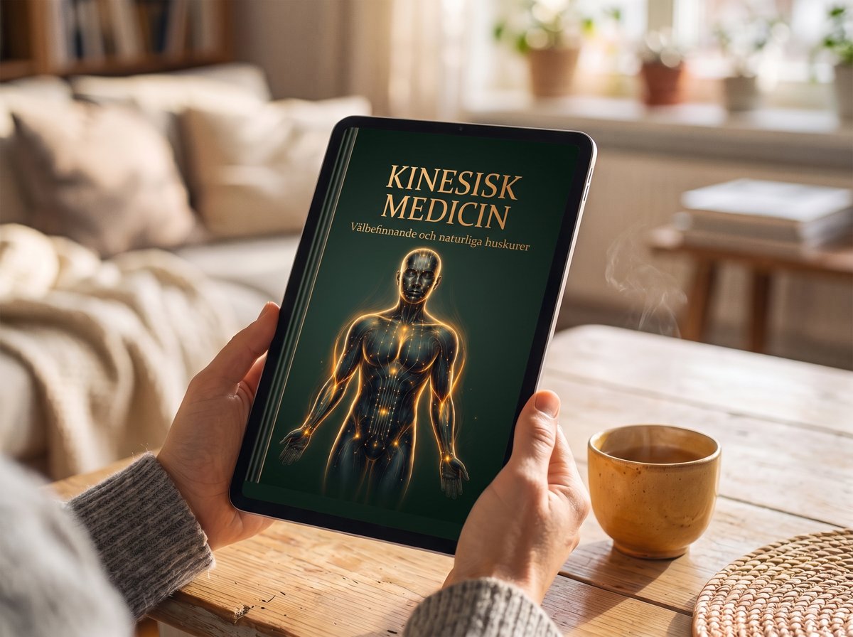 E-boken KINESISK MEDICIN läst på surfplatta